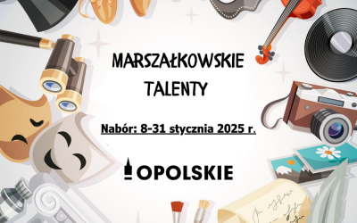 Nabór wniosków stypendialnych "Marszałkowskie Talenty" 2025